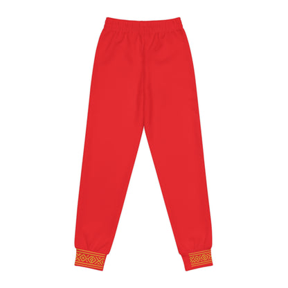Nubian Pride Red & Gold Tribal Unisex Joggers