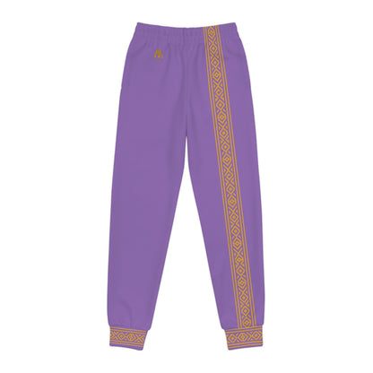 Nubian Pride Violet & Gold Tribal Unisex Joggers