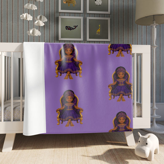 “Little Queen” Fleece Throw Blanket
