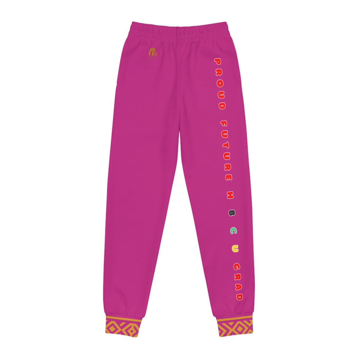 Future Legacy – Proud HBCU Grad Unisex Youth Joggers in Fuschia