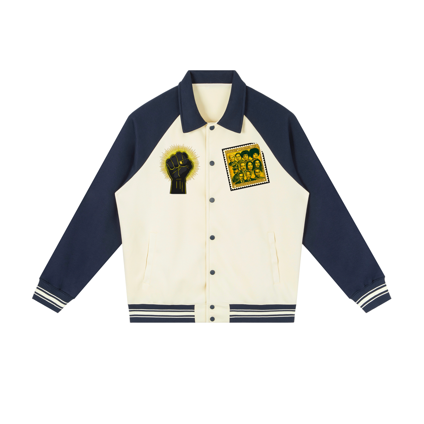 Heritage Raglan Unisex Varsity Jacket