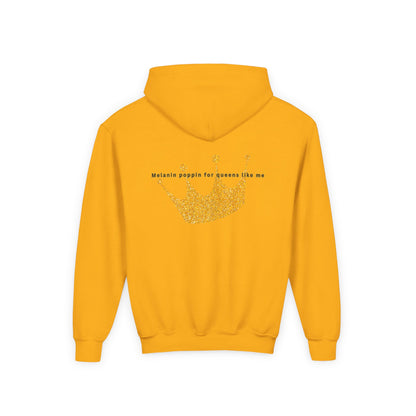 Young Queen – Girl's Empowerment Youth Hoodie
