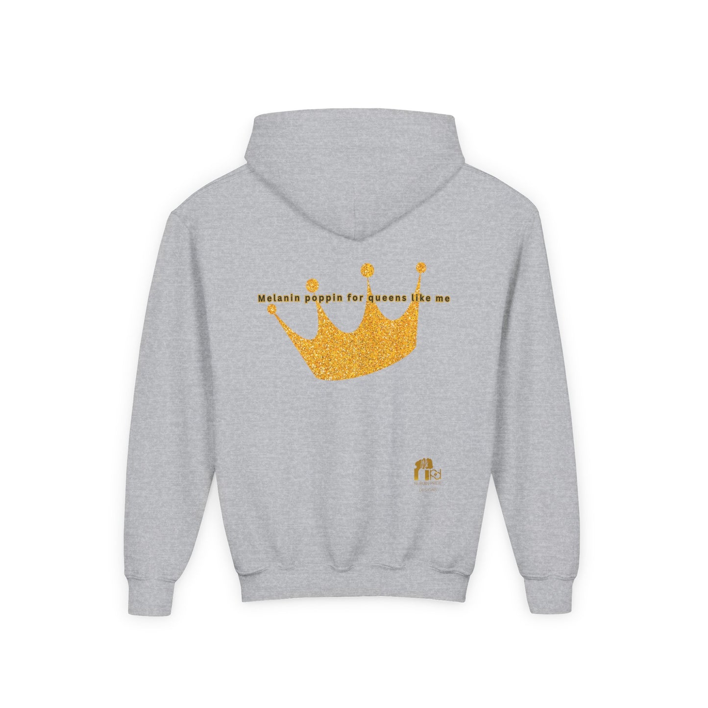 Young Queen – Girl's Empowerment Youth Hoodie