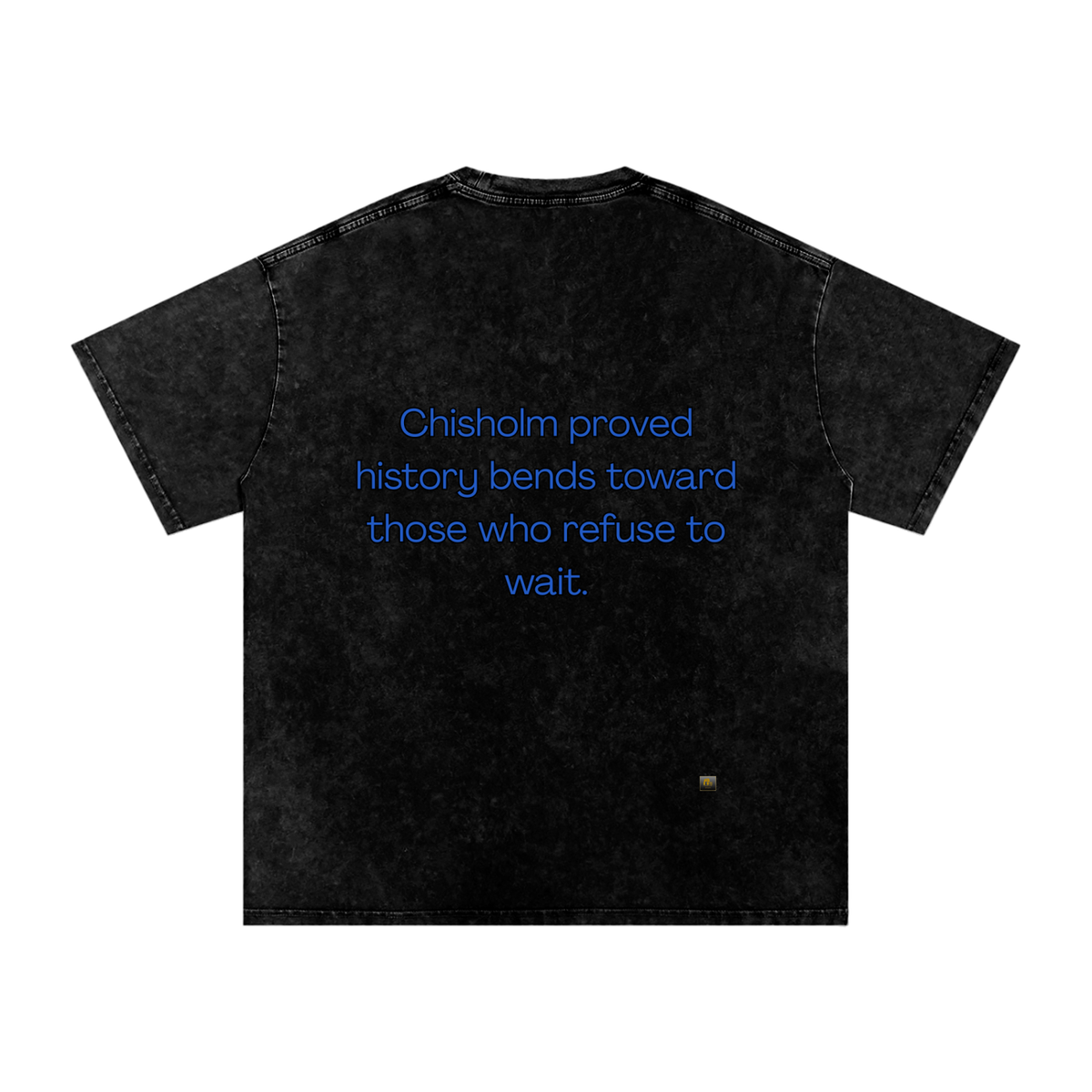 Shirley Chisholm Oversized Snow Washed Unisex Tee
