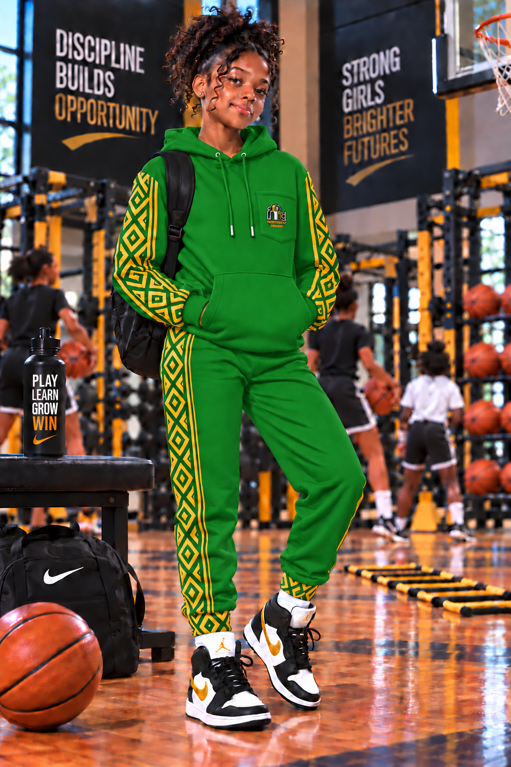 Trailblazers Unisex Hoodie in Green
