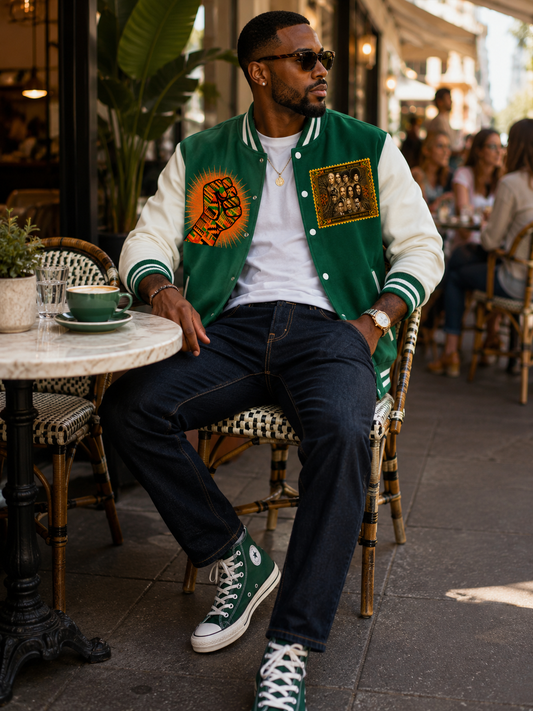 Honoring Our Roots Varsity Jacket