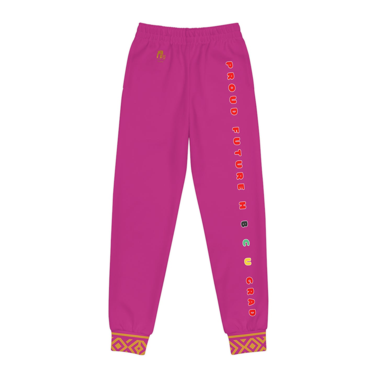 Future Legacy – Proud HBCU Grad Unisex Youth Joggers in Fuschia