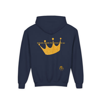 Young Queen – Girl's Empowerment Youth Hoodie