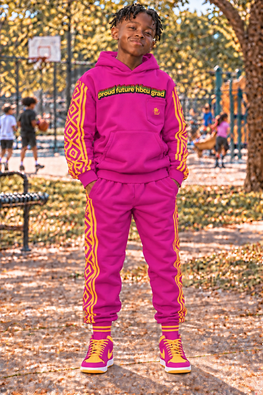 Proud Future HBCU Grad Unisex Hoodie in Fuschia