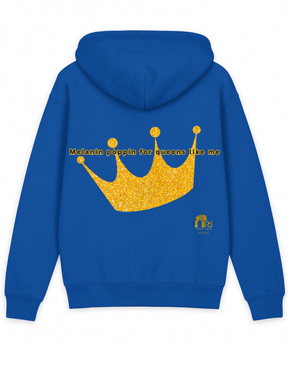 Young Queen – Girl’s Empowerment Youth Zipped Hoodie
