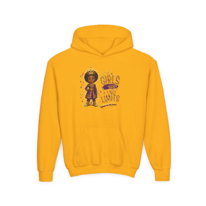 Young Queen – Girl's Empowerment Youth Hoodie