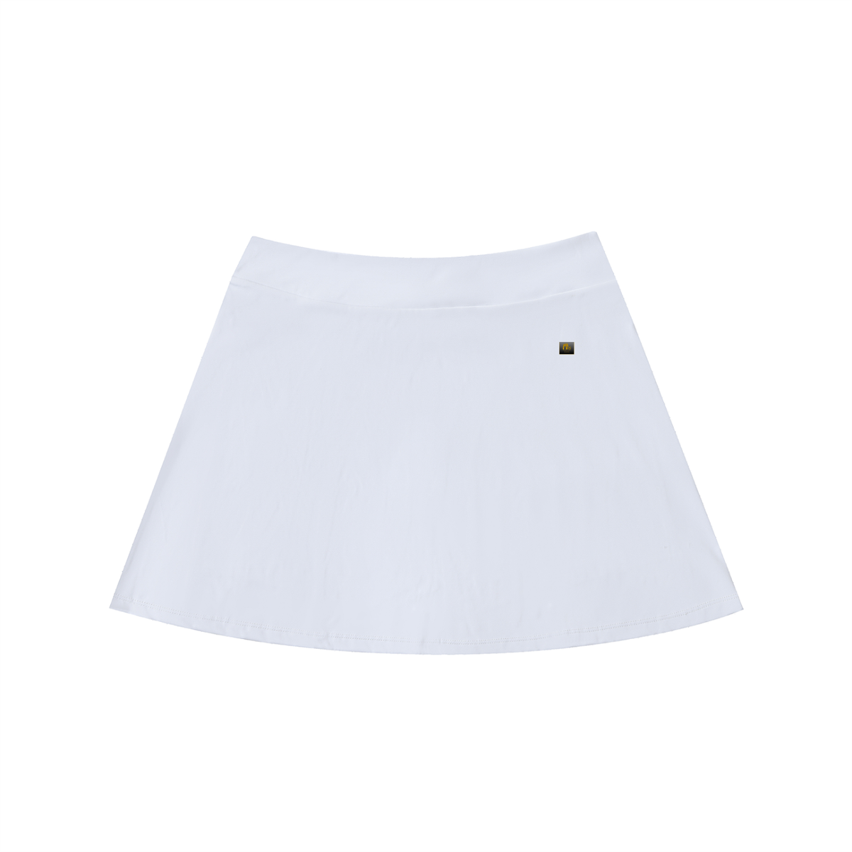 The Empowered Edge High-Waist Pocketed A-Line Skirt