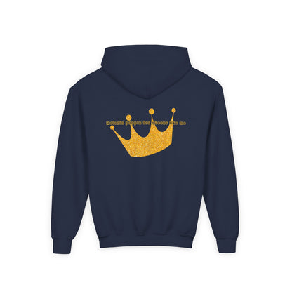 Young Queen – Girl's Empowerment Youth Hoodie