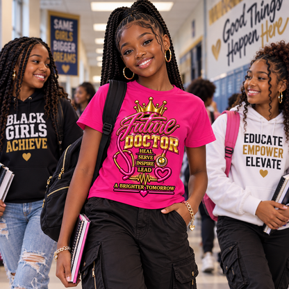 Future Doctor Youth Tee for Girls