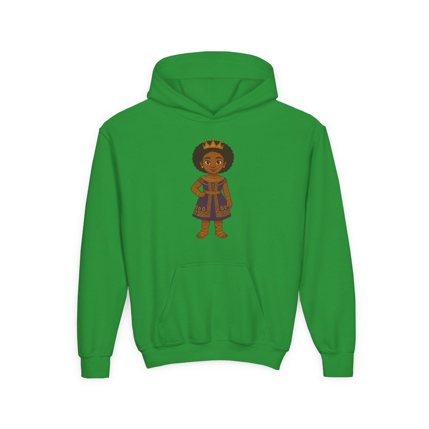 Young Queen – Girl's Empowerment Youth Hoodie