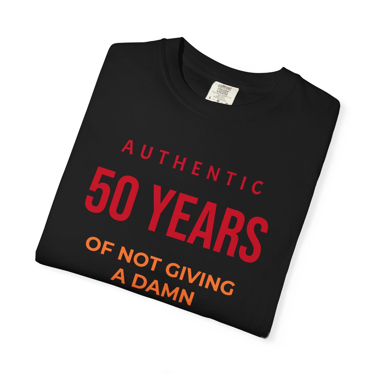 "Authentic 50 Years"  — "Print it your way" Personalized Graphic Tee