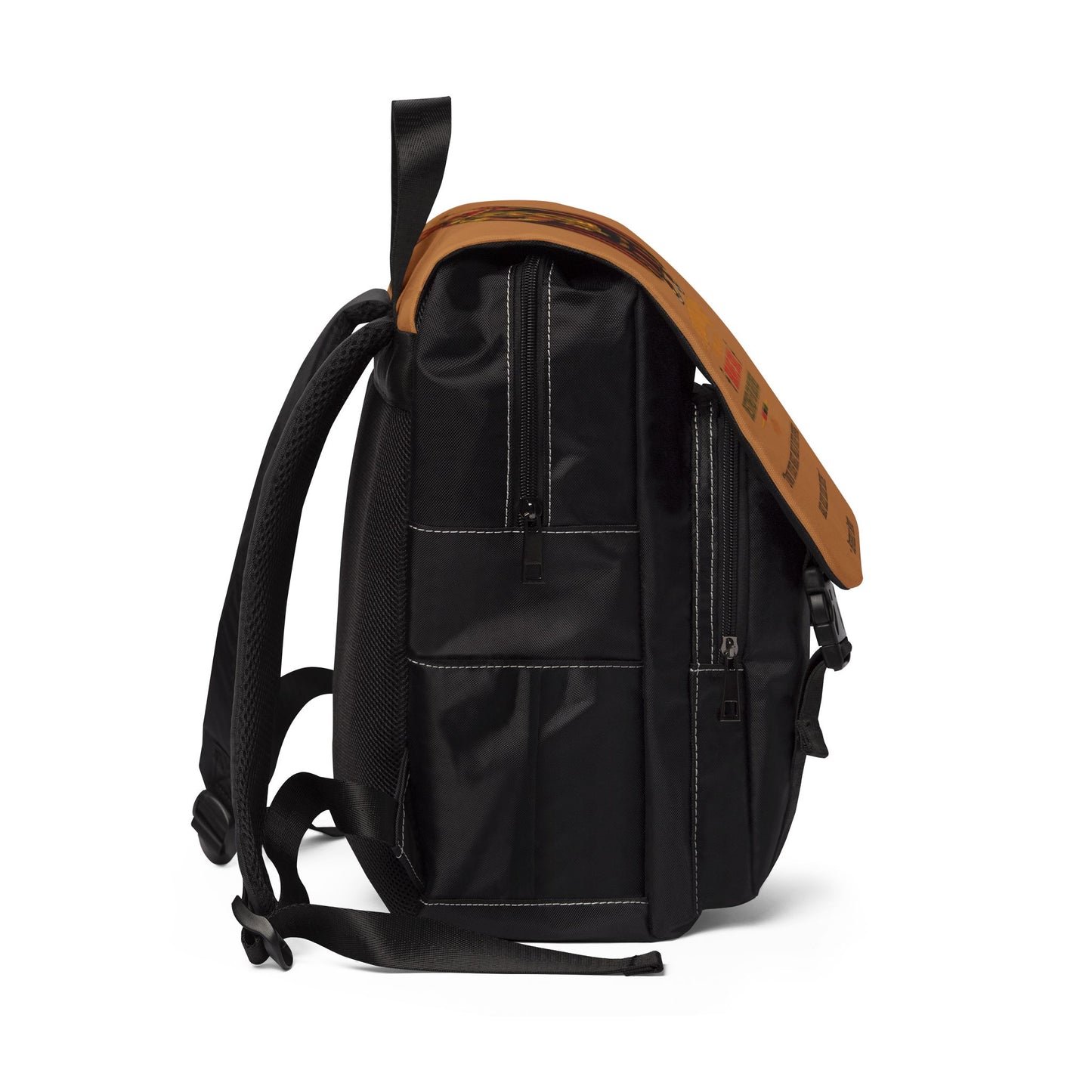 African Prince Backpack — Brown Casual Shoulder Bag