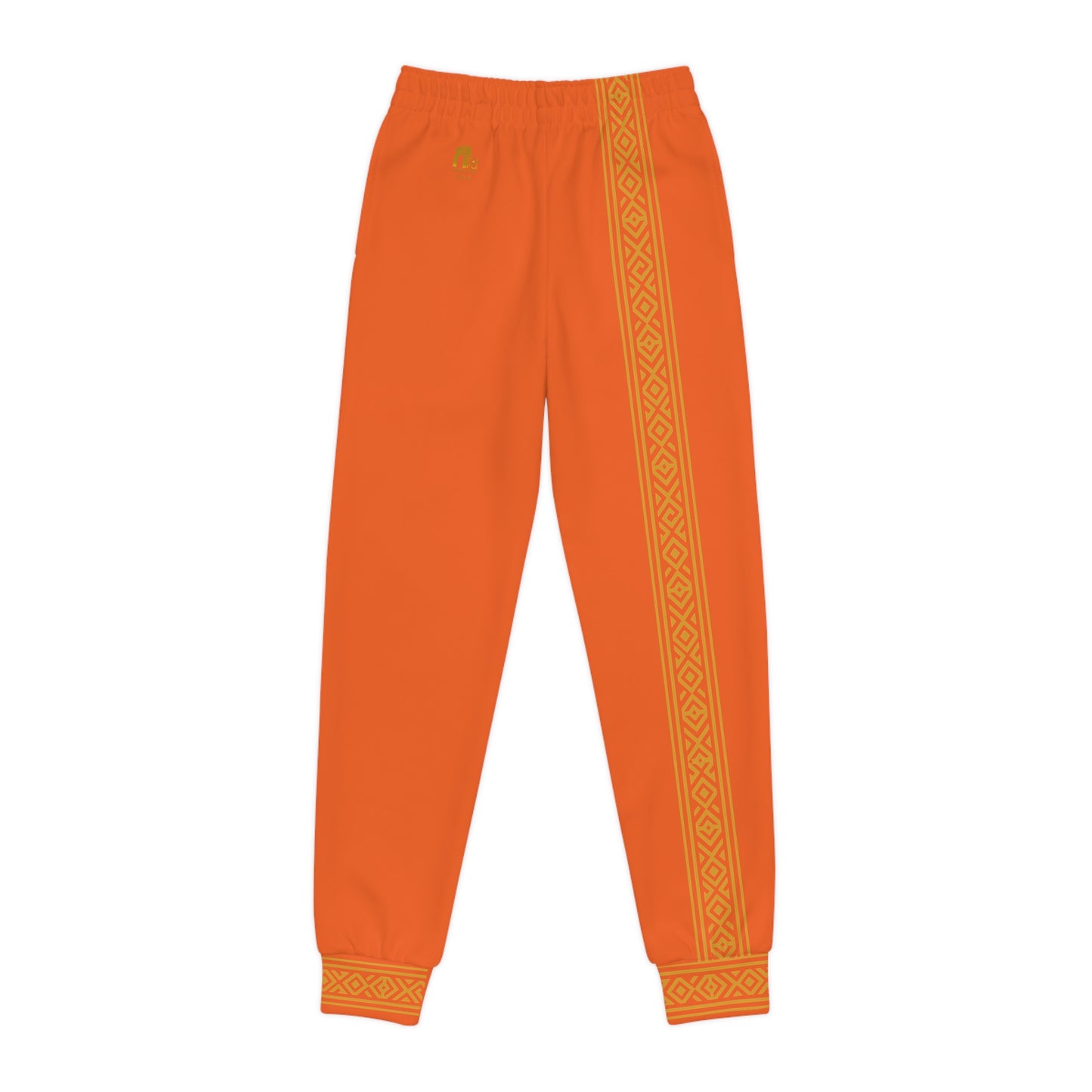 Nubian Pride Orange & Gold Tribal Unisex Joggers