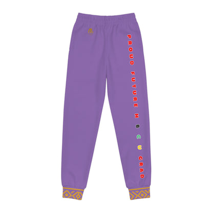 Future Legacy – Proud HBCU Grad Unisex Youth Joggers in Violet