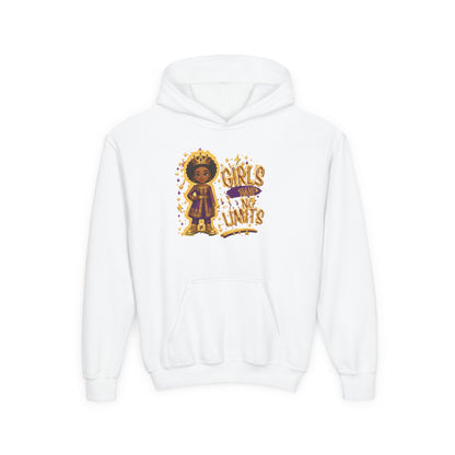 Young Queen – Girl's Empowerment Youth Hoodie