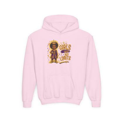 Young Queen – Girl's Empowerment Youth Hoodie