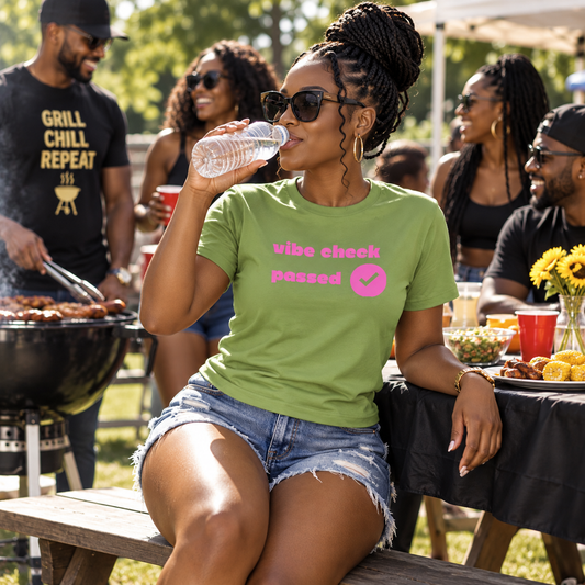Vibe Check Passed Tee for Women