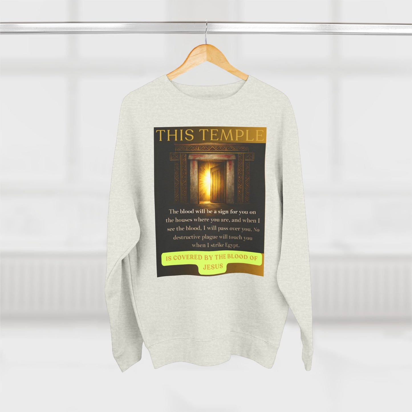 This Temple Covered Unisex Sweatshirt