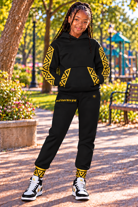 Proud Future HBCU Unisex Graffiti Joggers in Black