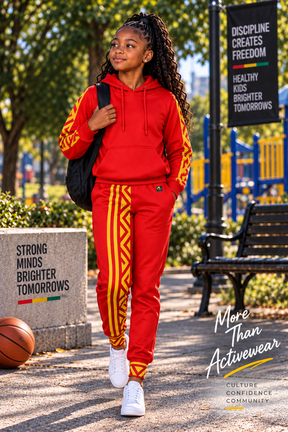 Trailblazers Unisex Joggers in Red