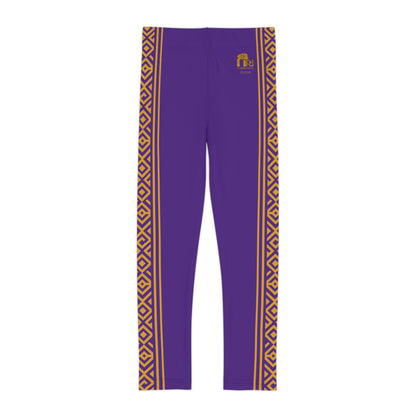 Royal Stride" Cultural Heritage Leggings – Youth Edition