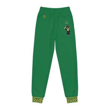 Future Legacy Proud HBCU Grad  Unisex Youth Joggers in Emerald Green