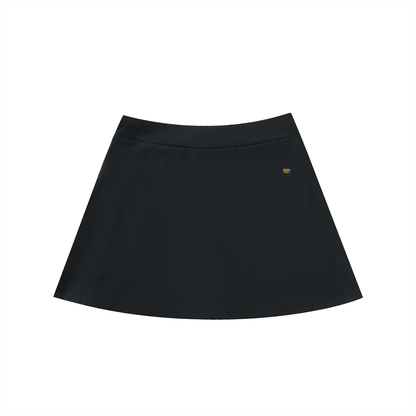 Pan-African Ankh High-Waist Pocketed A-Line Skirt