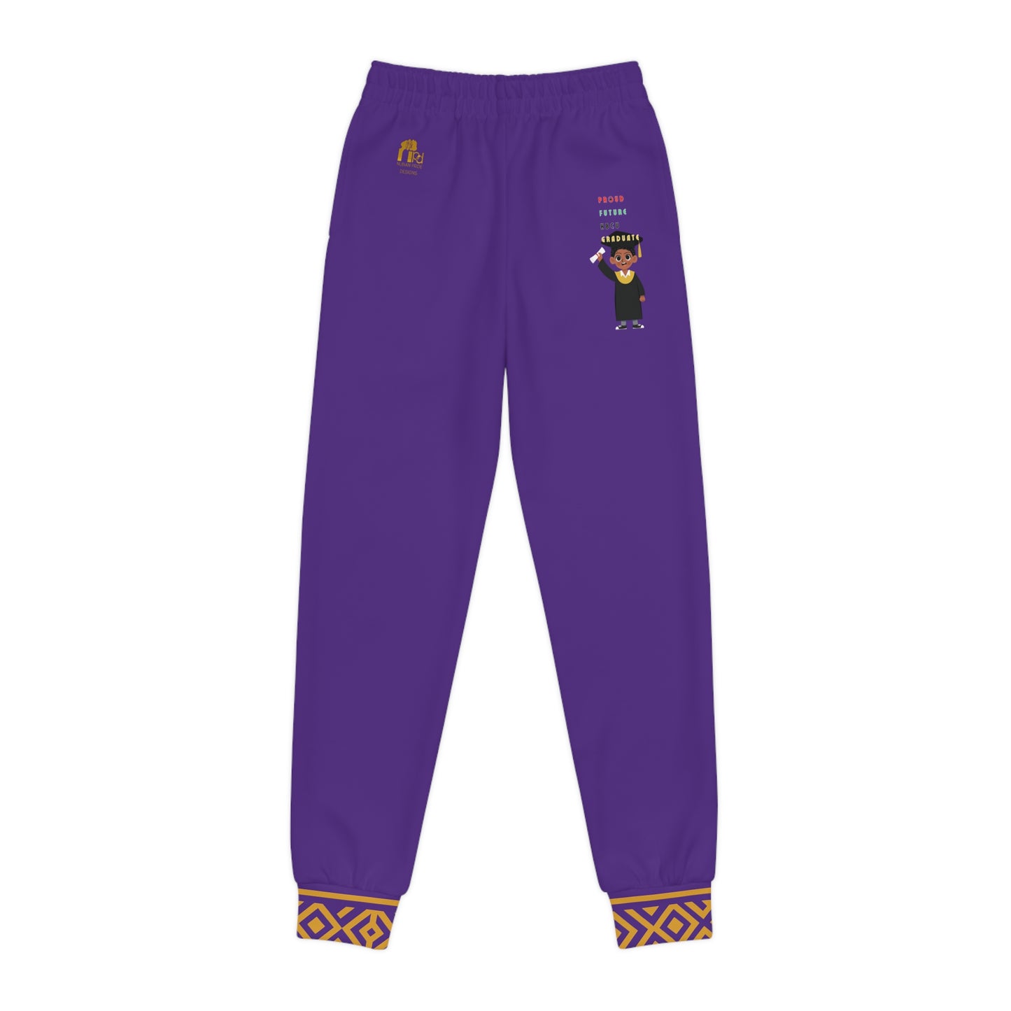 Future Legacy Proud HBCU Grad  Unisex Youth Joggers in Purple