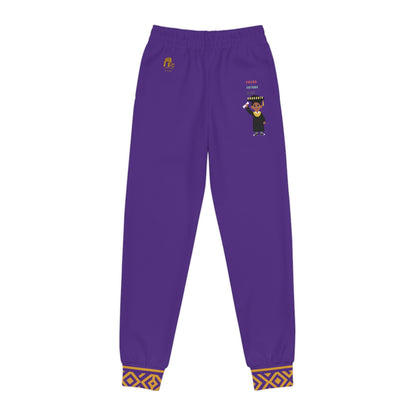 Future Legacy Proud HBCU Grad  Unisex Youth Joggers in Purple