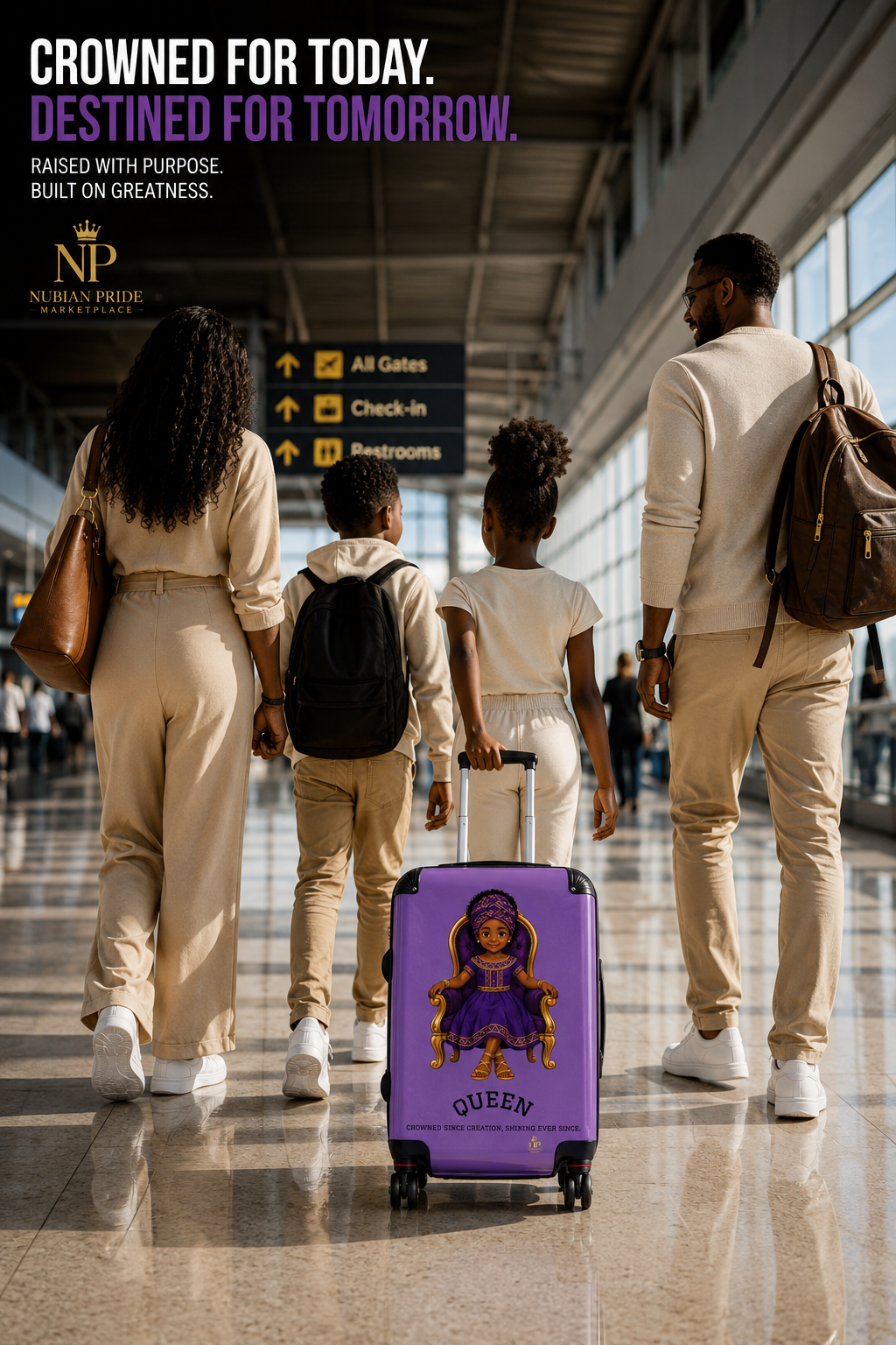 Little Queen Traveler Suitcase
