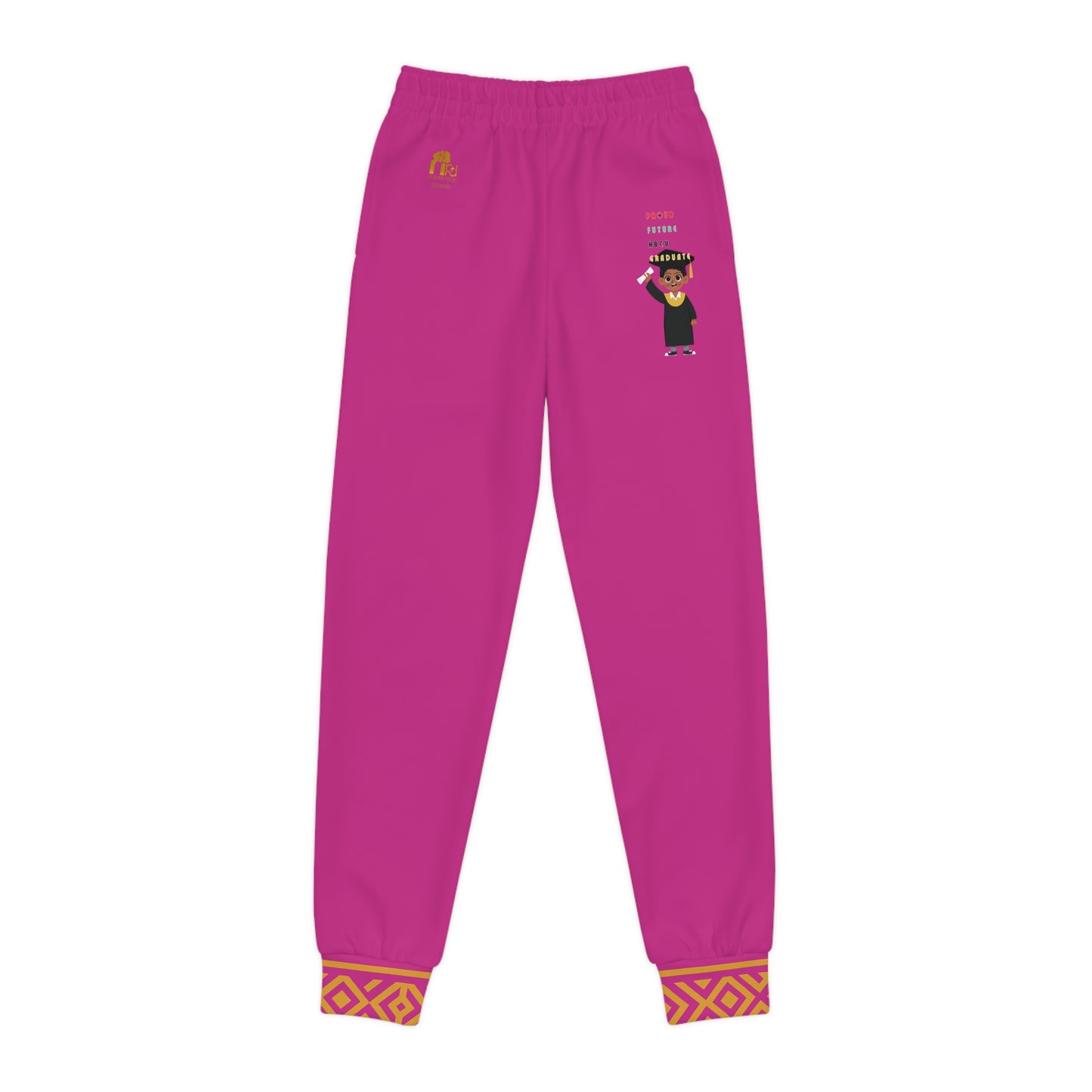 Future Legacy Proud HBCU Grad  Unisex Youth Joggers in Fuschia
