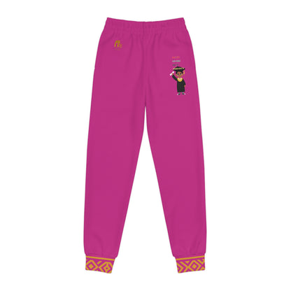 Future Legacy Proud HBCU Grad  Unisex Youth Joggers in Fuschia