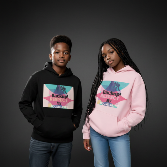 Respect My Boundaries – Heavy Blend Youth Unisex Hoodie