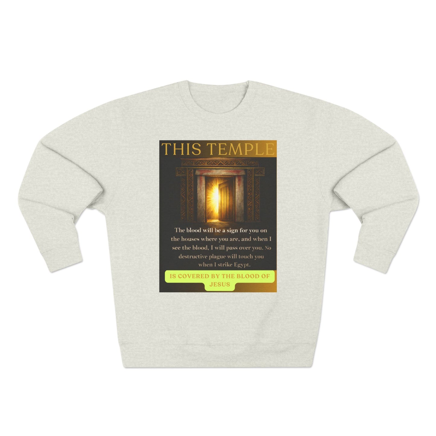 This Temple Covered Unisex Sweatshirt