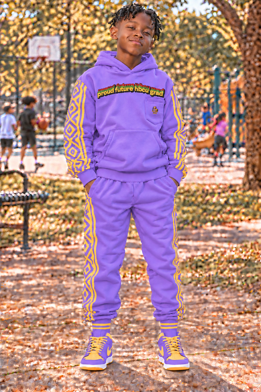 Proud Future HBCU Grad Unisex Hoodie in Lavender