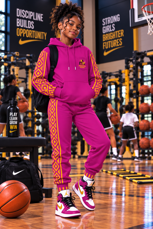 Trailblazers Unisex Hoodie in Fuschia