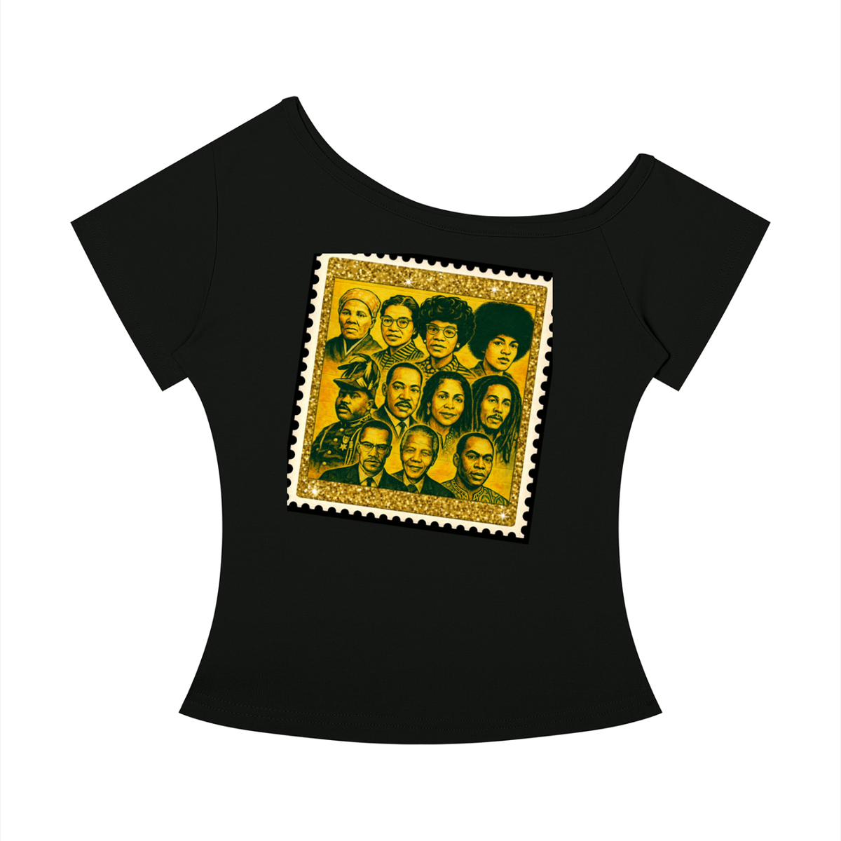 Iconic Heroes Off-the-Shoulder Tee
