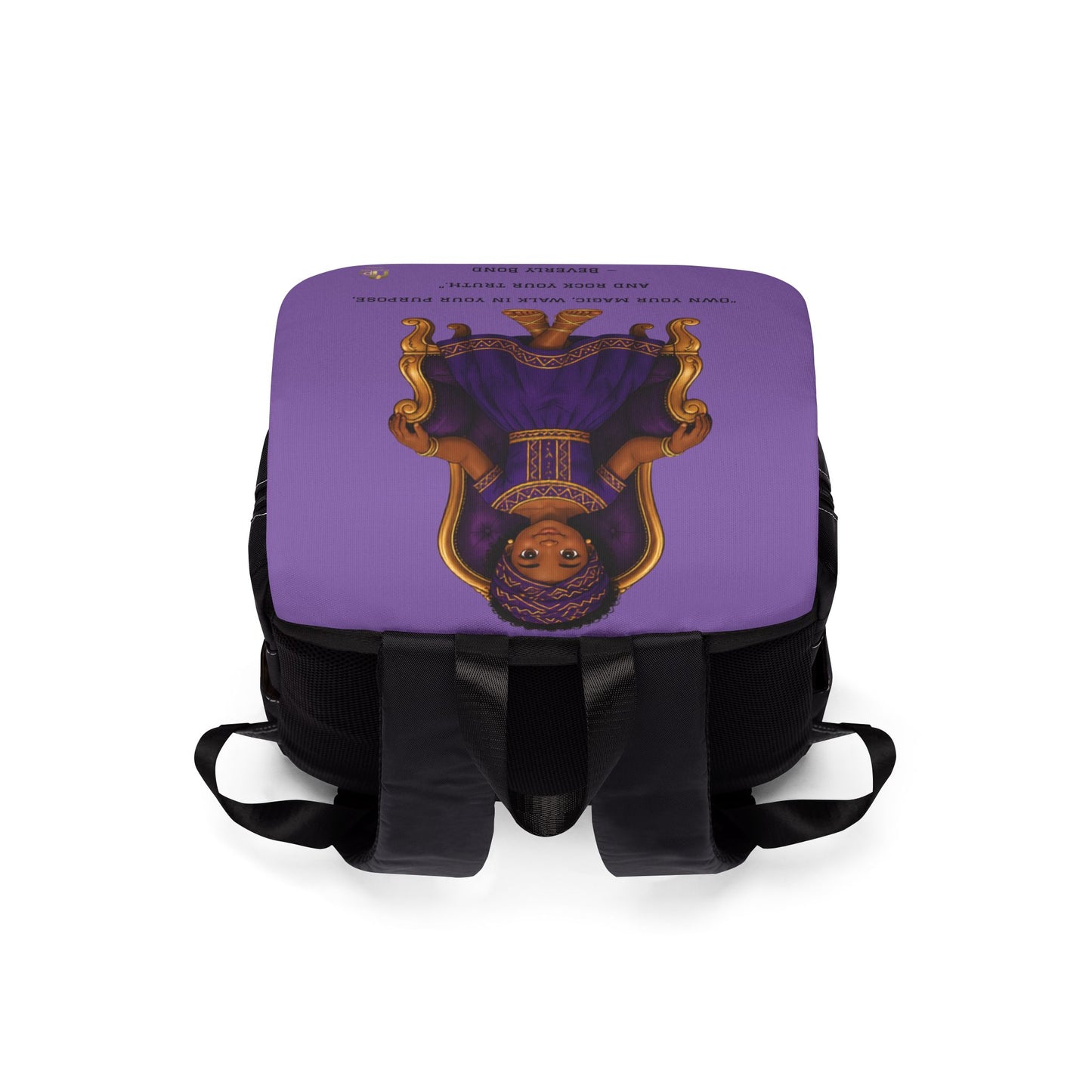 “Little Queen Power” Canvas Backpack