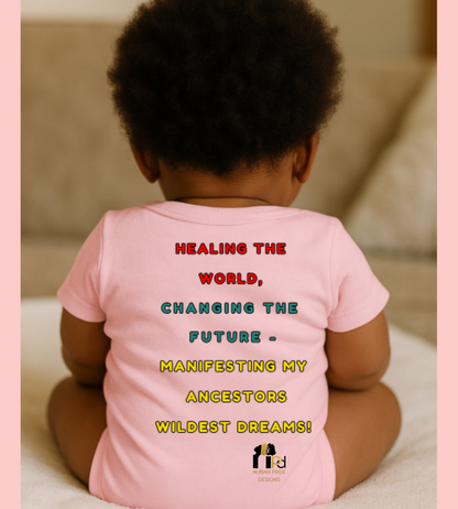 Future Engineer Baby Short Sleeve Onesie for Girls