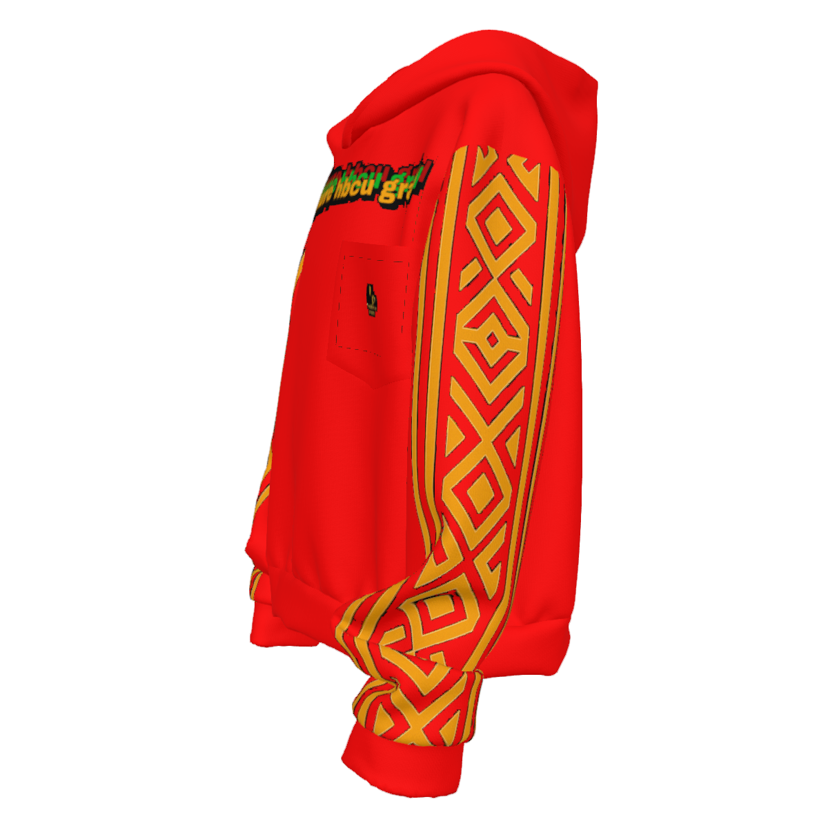 Proud Future HBCU Grad Unisex Hoodie in Red
