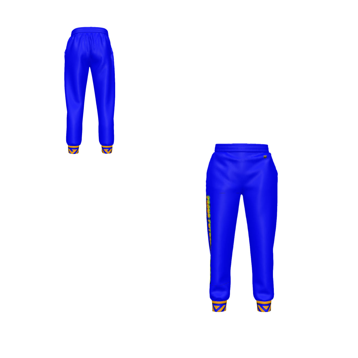 HBCU Unisex Graffiti Joggers in Blue
