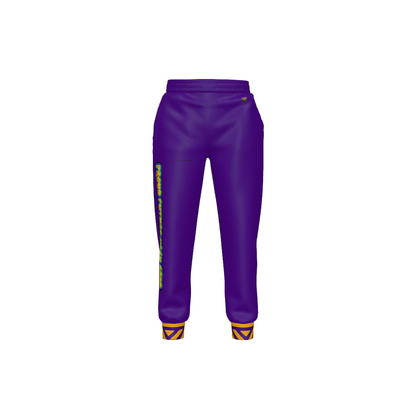 HBCU Unisex Graffiti Joggers in Purple