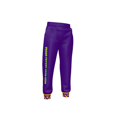 HBCU Unisex Graffiti Joggers in Purple
