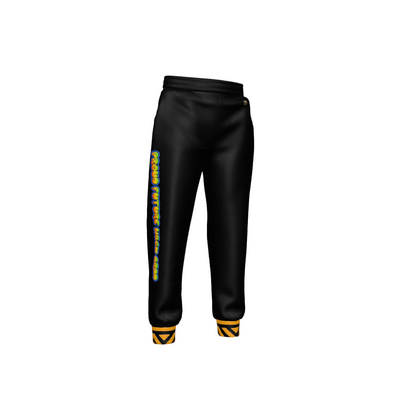 HBCU Unisex Graffiti Joggers in Black