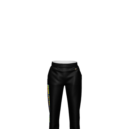 HBCU Unisex Graffiti Joggers in Black